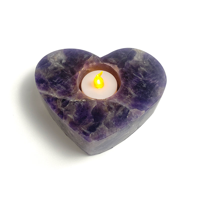 Natural Healing Crystal Candle Holder CH012