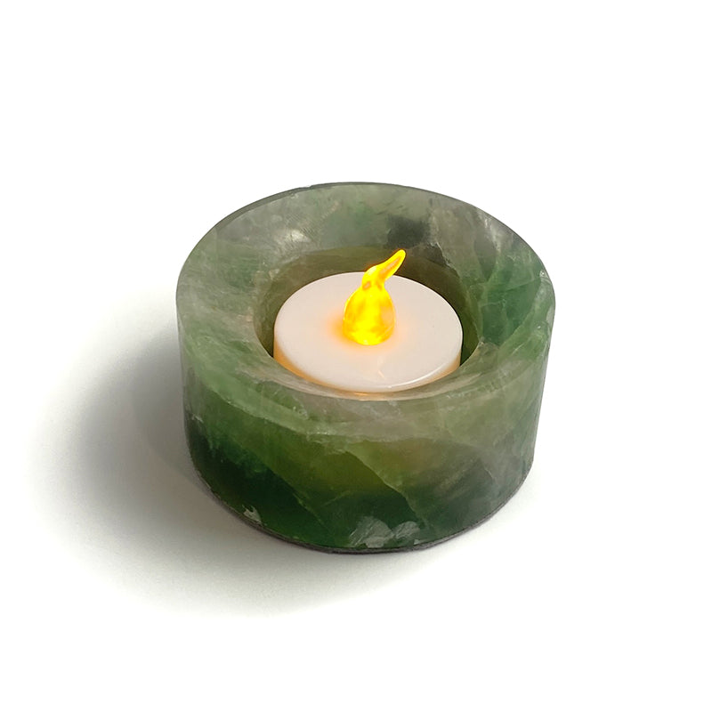 Natural Healing Crystal Candle Holder CH005