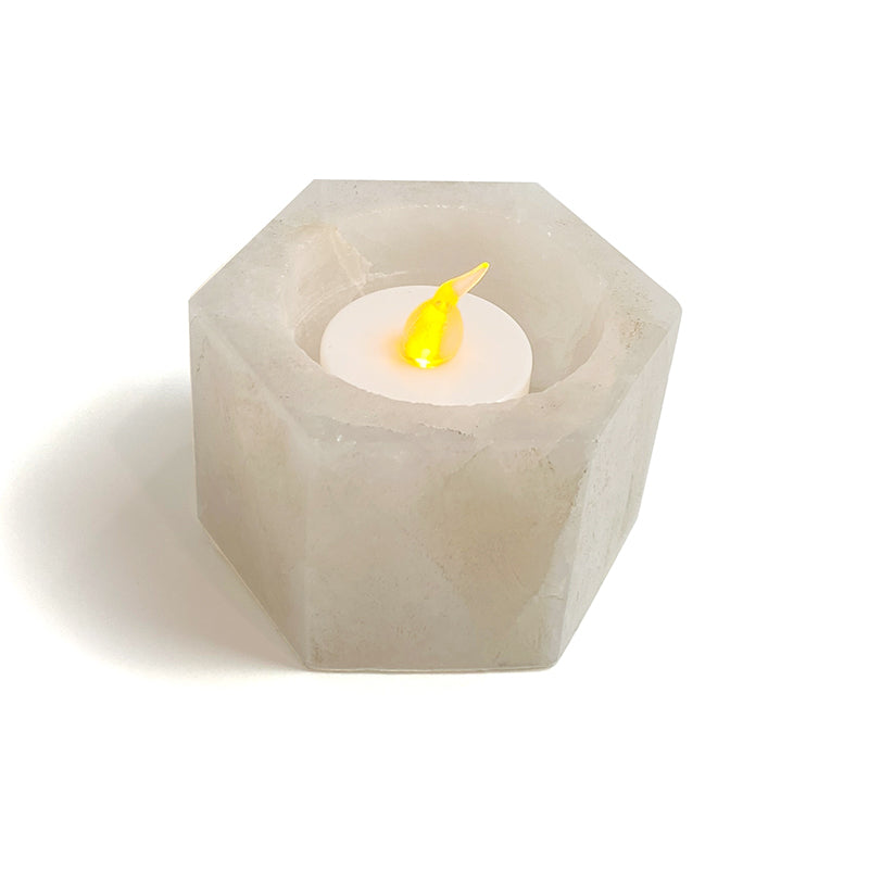 Natural Healing Crystal Candle Holder CH004