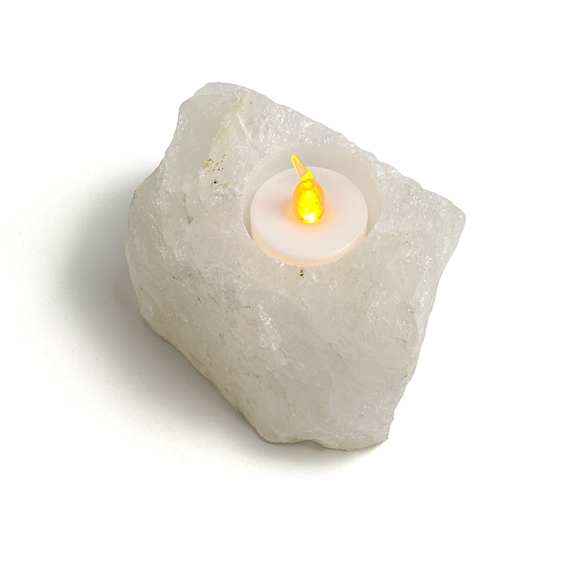 Natural Healing Crystal Candle Holder CH009