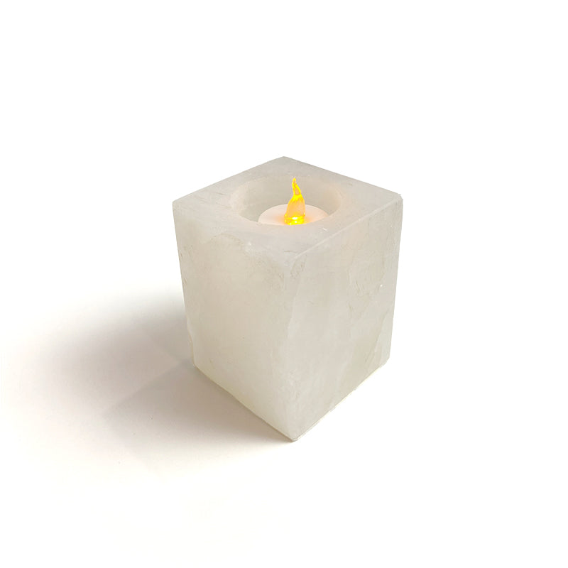 Natural Healing Crystal Candle Holder CH007