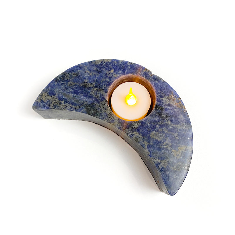 Natural Healing Crystal Candle Holder CH011