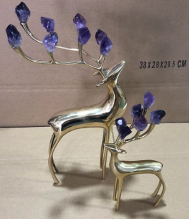 Crystal Deer ornament S