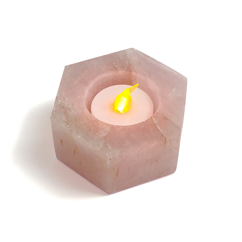 Natural Healing Crystal Candle Holder CH004