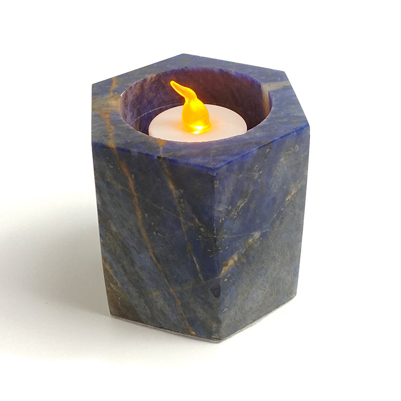 Natural Healing Crystal Candle Holder CH004