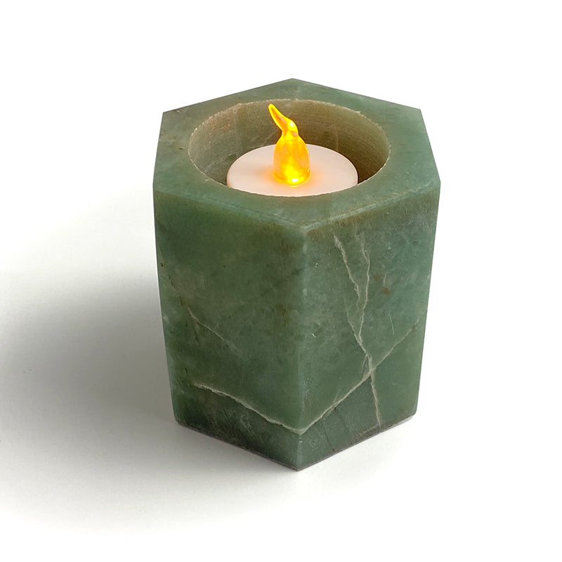 Natural Healing Crystal Candle Holder CH004