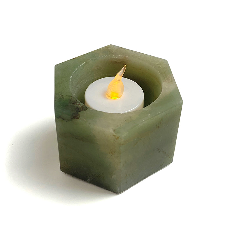 Natural Healing Crystal Candle Holder CH004