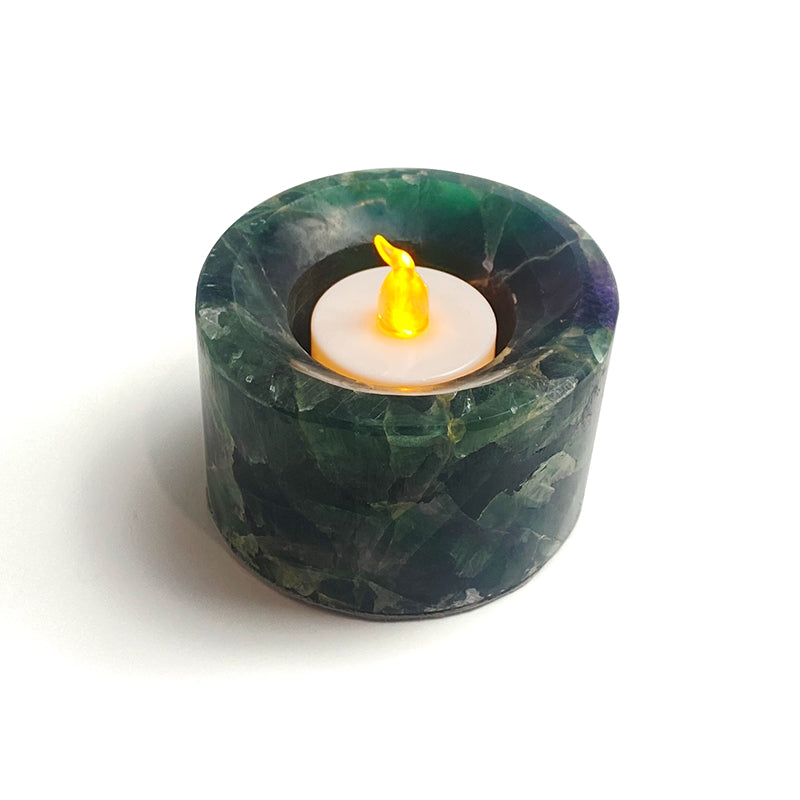 Natural Healing Crystal Candle Holder CH005