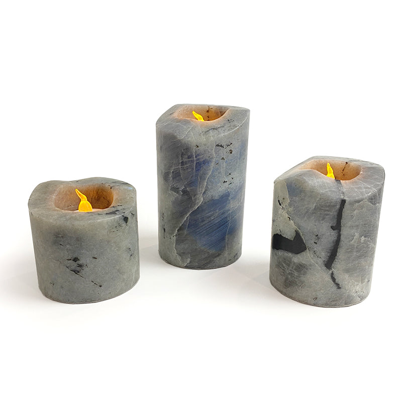 Natural Healing Crystal Candle Holder CH002