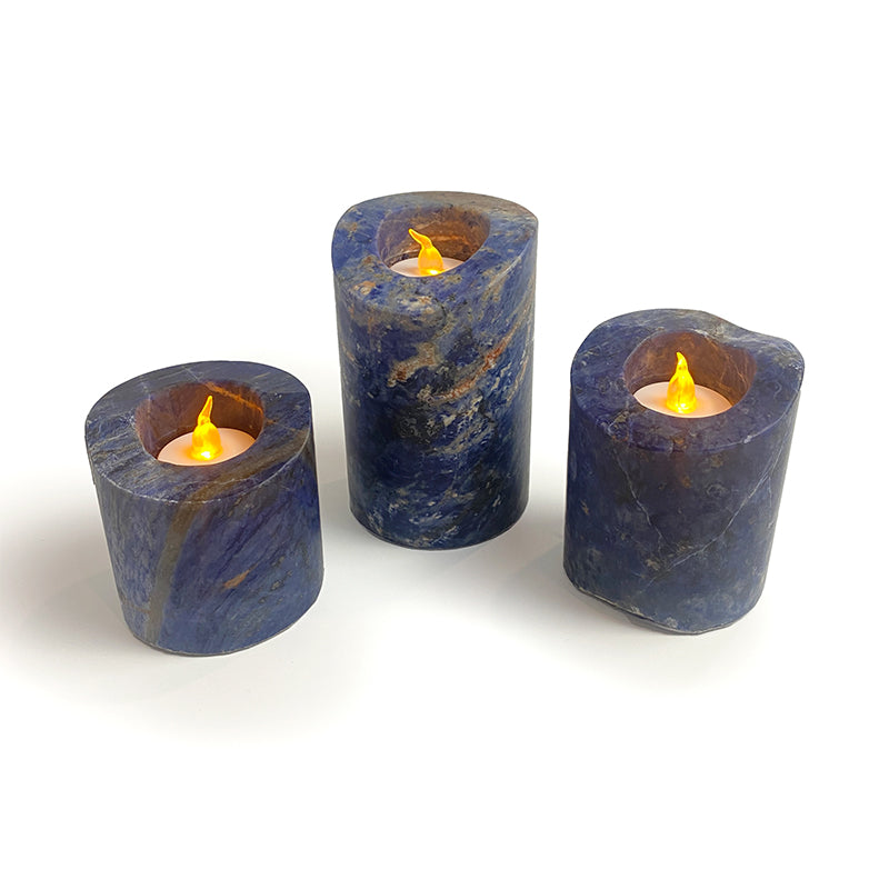 Natural Healing Crystal Candle Holder CH002