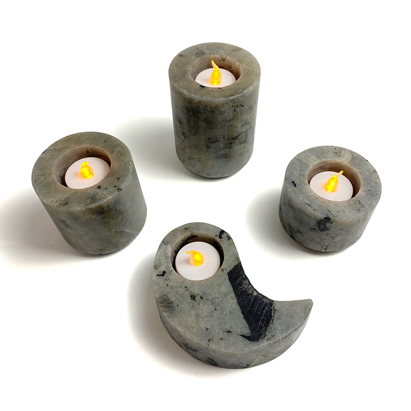 Natural Healing Crystal Candle Holder CH003