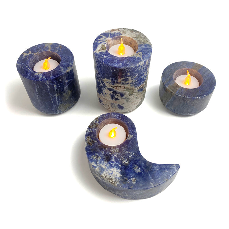 Natural Healing Crystal Candle Holder CH003