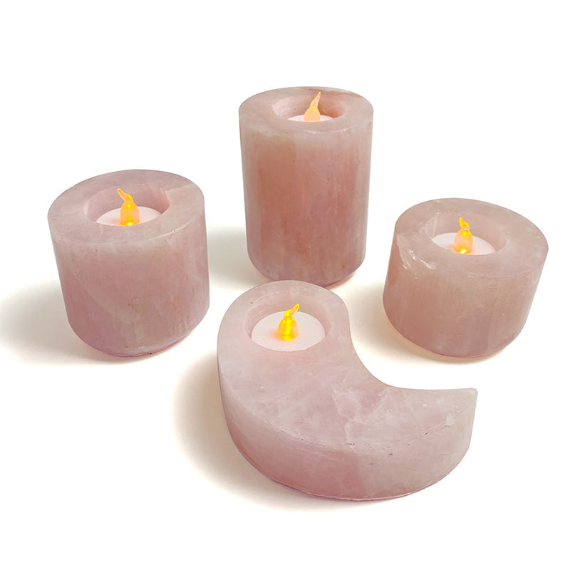 Natural Healing Crystal Candle Holder CH003